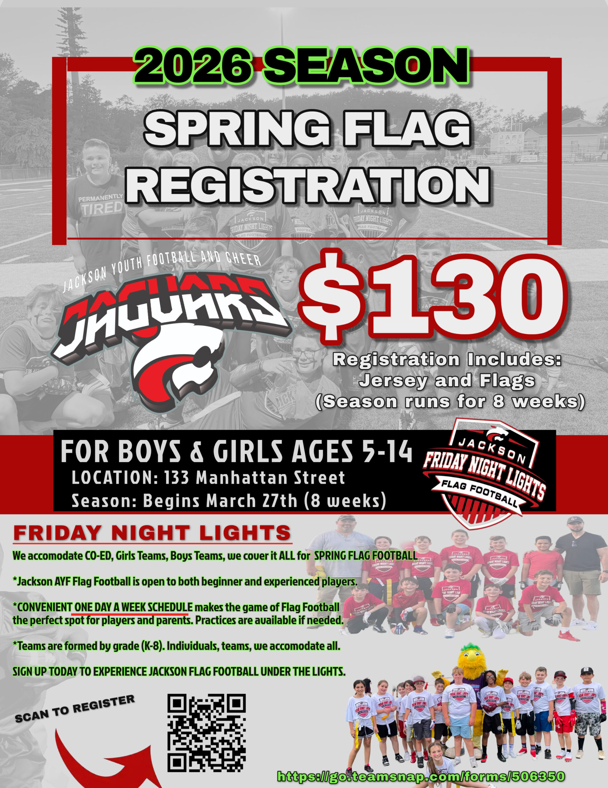 Flag Football Flyer 2026