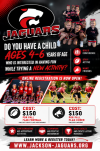 2026 Fall Flag Ages 4- 6
